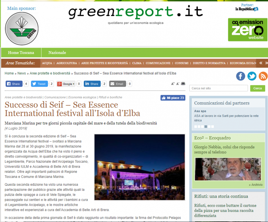 GREENREPORT.IT 04/07/2019